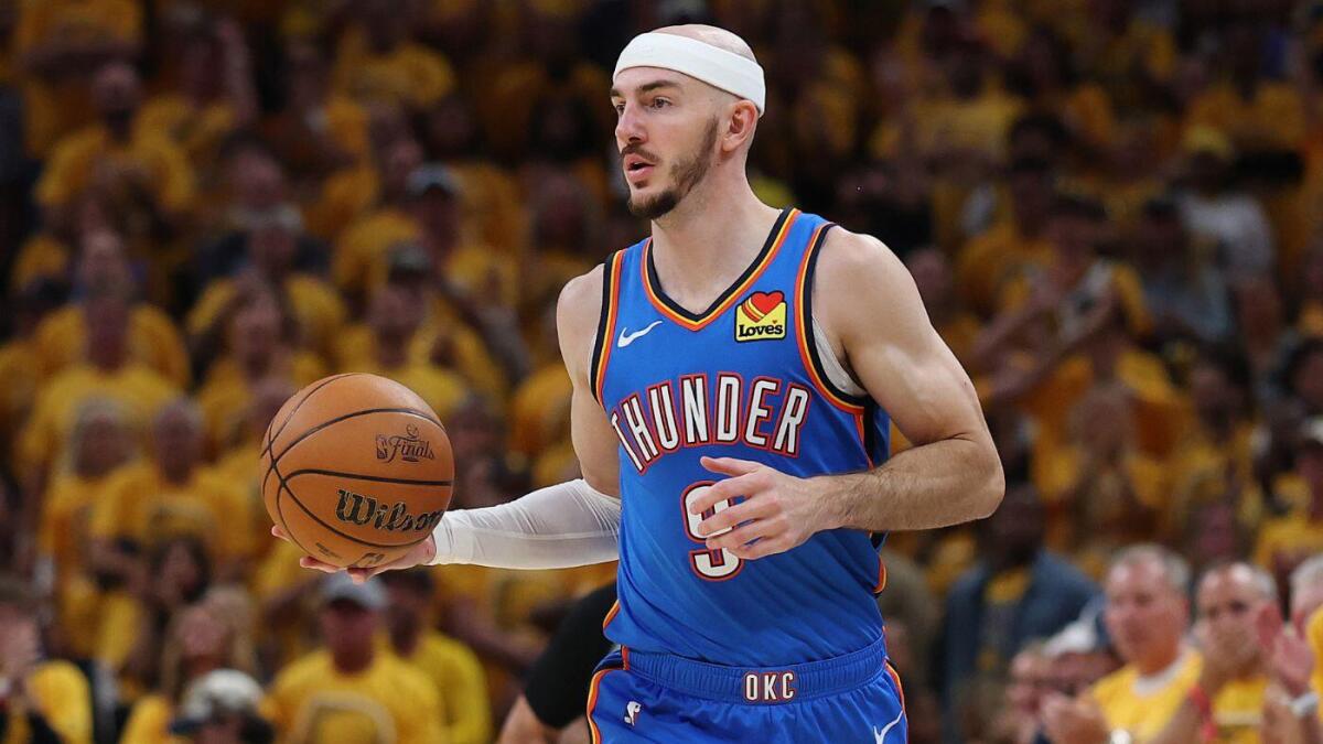 How Thunder's Alex Caruso made NBA Finals history in Game 4 win over Pacers