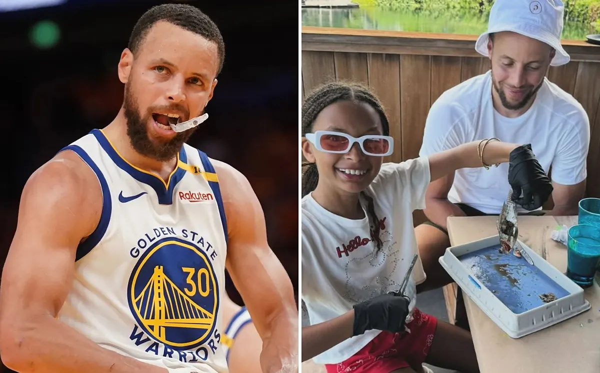 Steph Curry: Adorable photos of the Golden State superstar with his kids go viral - MARCA