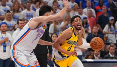 Pacers' Tyrese Haliburton delivers NBA Finals dud after calf injury