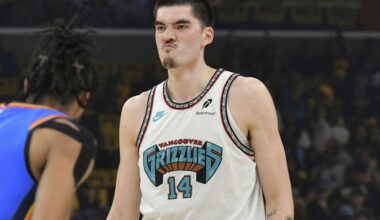 Grizzlies' Zach Edey charged with reckless driving