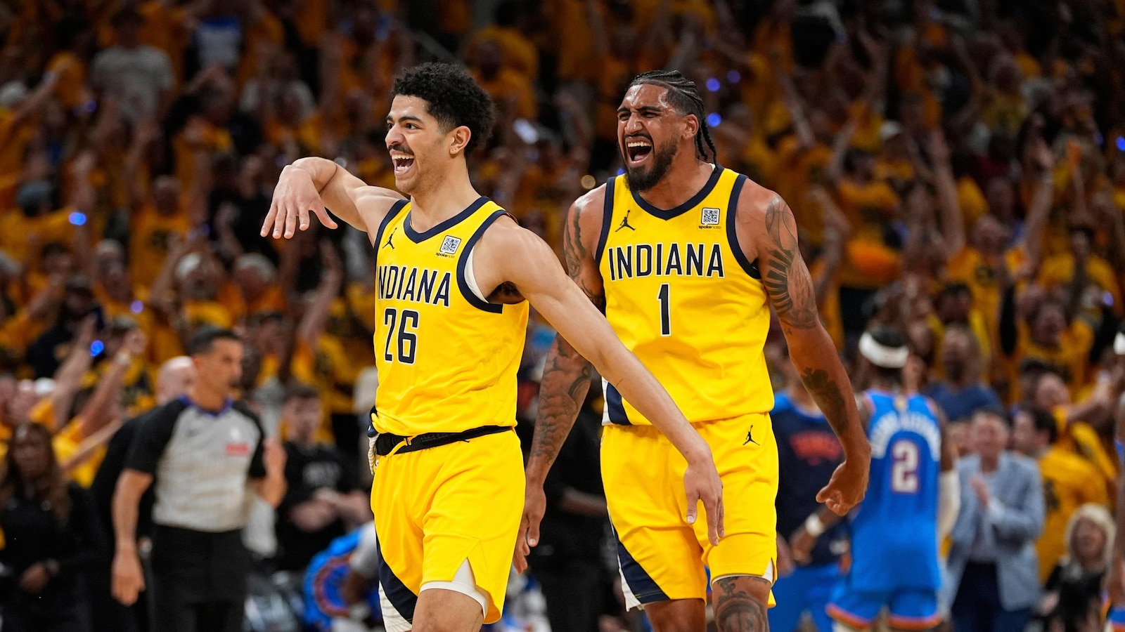 Pacers avoid 2nd straight home-court playoff exit, routing Thunder to force Game 7