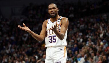 Kevin Durant refutes DeMarcus Cousins' allegations of locker room fistfights during Suns' disappointing season