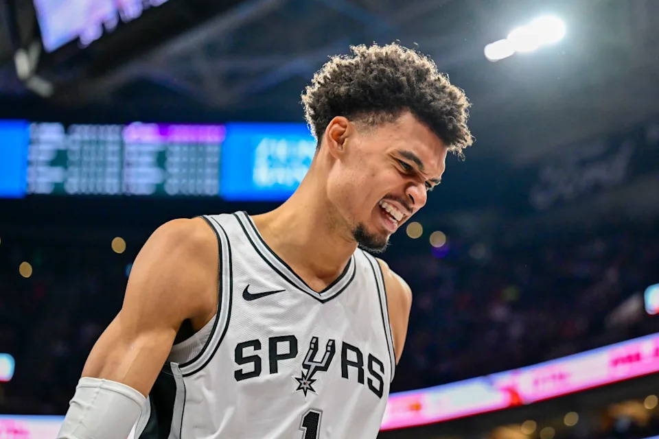 San Antonio Spurs center Victor Wembanyama (1)© Christopher Creveling-Imagn Images