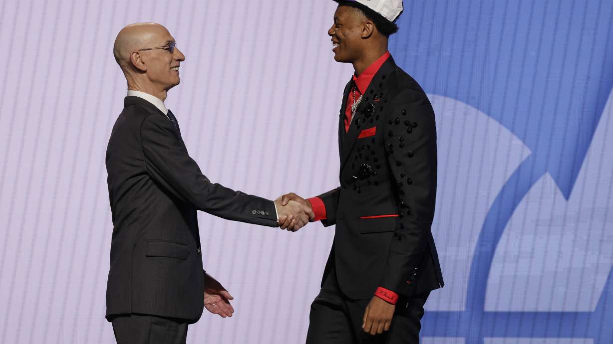 Utah Jazz take Rutgers forward Ace Bailey with the No. 5 pick