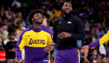 NBA Draft Rumors: Los Angeles Lakers could make history by signing a third James forming a deadly trio with LeBron James and son Bronny | NBA News