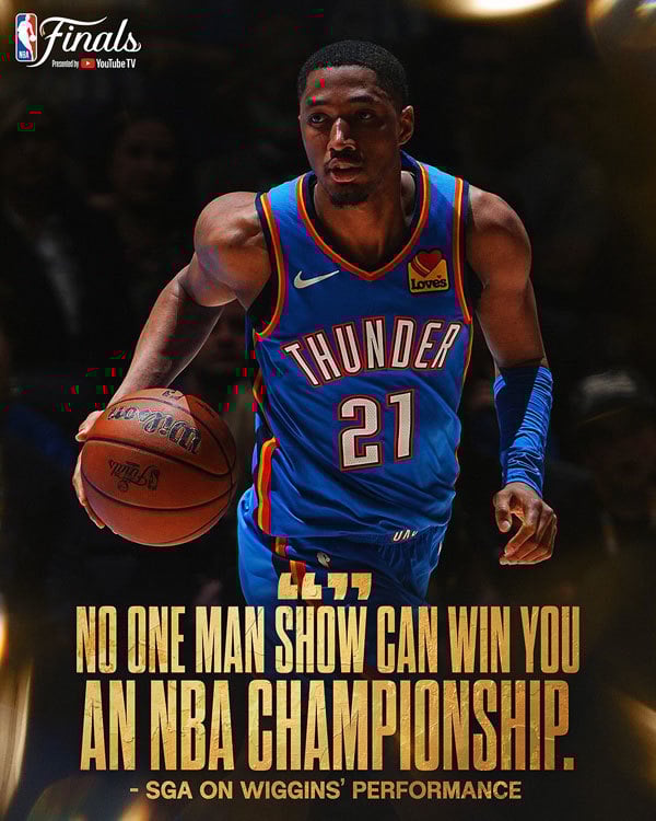 SGA quote on Wiggins