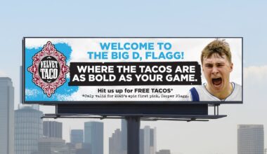 Unlimited free tacos on the table for Dallas Mavericks’ No. 1 draft pick Cooper Flagg