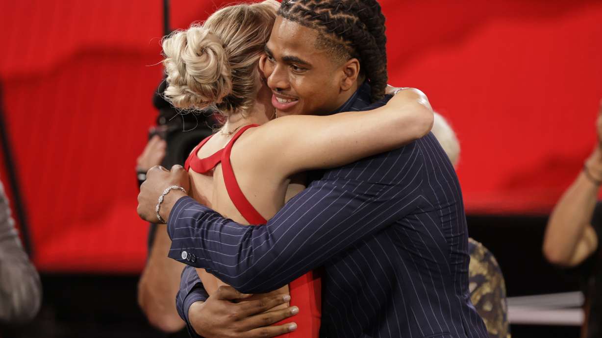 NBA Utah: Wasatch Academy alum explains viral reaction after Raptors' 9th pick