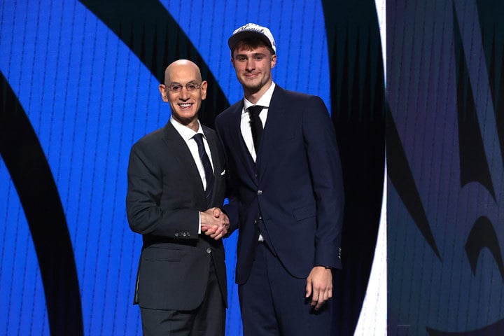 Cooper Flagg, Adam Silver