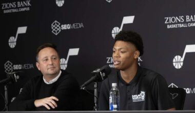 'I'm just blessed to be here': Jazz rookie Ace Bailey arrives in Utah, silences doubts