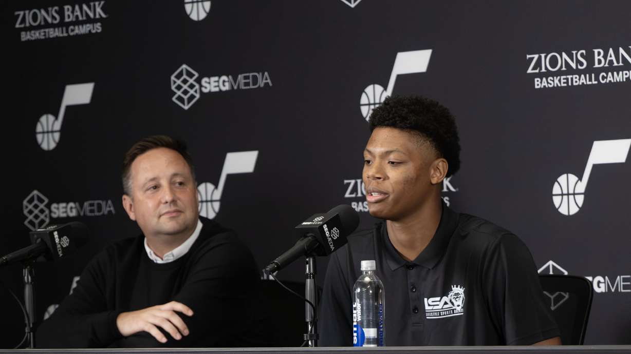 'I'm just blessed to be here': Jazz rookie Ace Bailey arrives in Utah, silences doubts