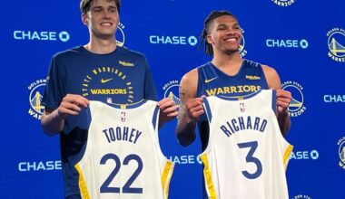 Warriors rookies Will Richard, Alex Toohey influenced by Steph Curry, Bogut