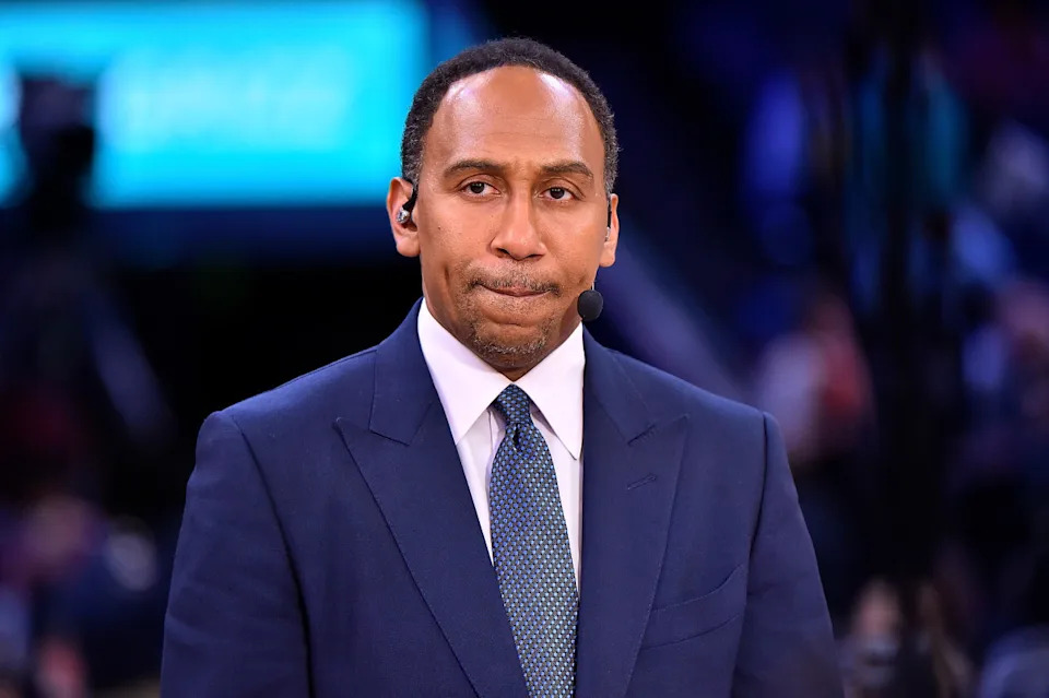 MEMPHIS, TENNESSEE - MARCH 23: ESPN Stephen A. Smith before the game between the Memphis Grizzlies and the Brooklyn Nets at FedExForum on March 23, 2022 in Memphis, Tennessee. (Photo by Justin Ford/Getty Images)Justin Ford&sol;Getty Images