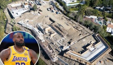 LeBron James is making great progress on his megamansion