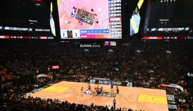 2023 NBA All-Star Game between Team Giannis and Team LeBron at Vivint Arena...