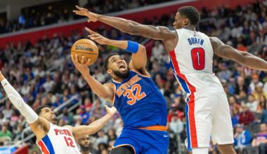 Knicks battle back to beat Pistons with fourth-quarter heroics from Towns, Brunson; can clinch first-round series Tuesday
