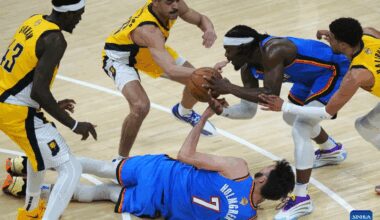 Highlights of 2024-2025 season NBA Finals-Xinhua