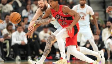 Toronto Raptors player marries longtime girlfriend and they're having a baby