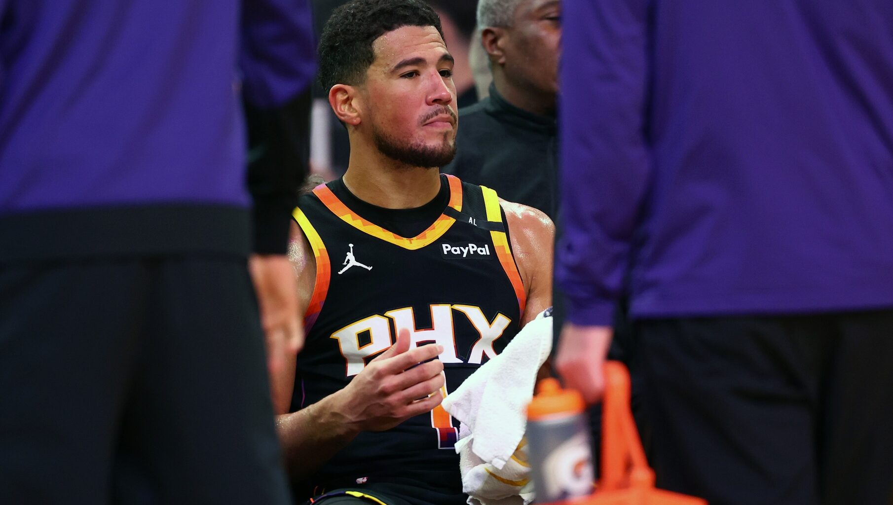 Devin Booker navigates phoenix chaos like a maestro amid Kendrick Perkins' defense of his prime activation