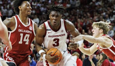 Adou Thiero is an explosive athlete and could be a potential steal if he falls to the second round