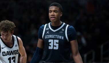 Georgetown’s Thomas Sorber has enough tools to make him an interesting trade-back option for Sixers