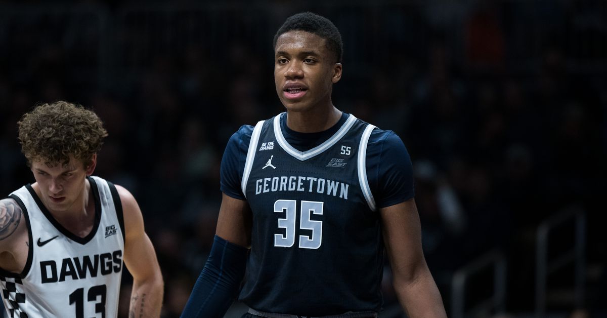 Georgetown’s Thomas Sorber has enough tools to make him an interesting trade-back option for Sixers