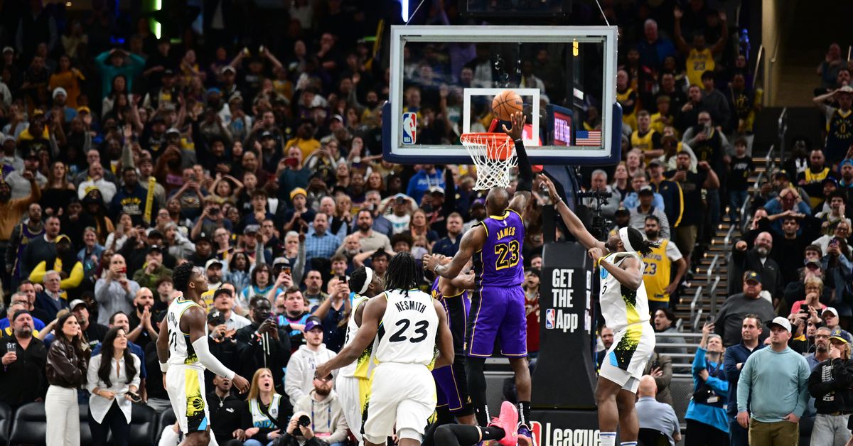 Lakers vs. Pacers Final Score: LeBron’s tap-in wins game at buzzer
