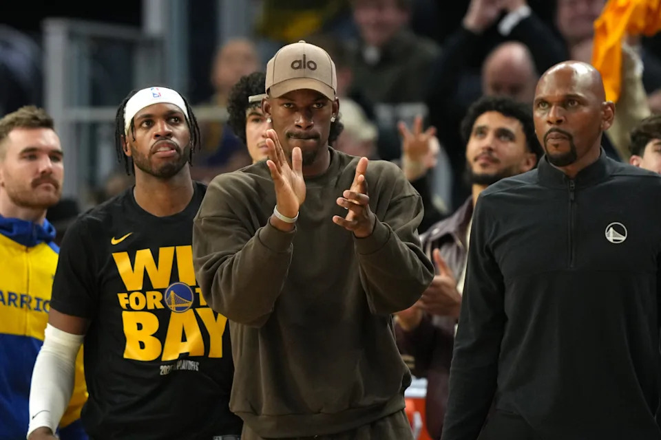 Golden State Warriors star Jimmy Butler© Darren Yamashita-Imagn Images