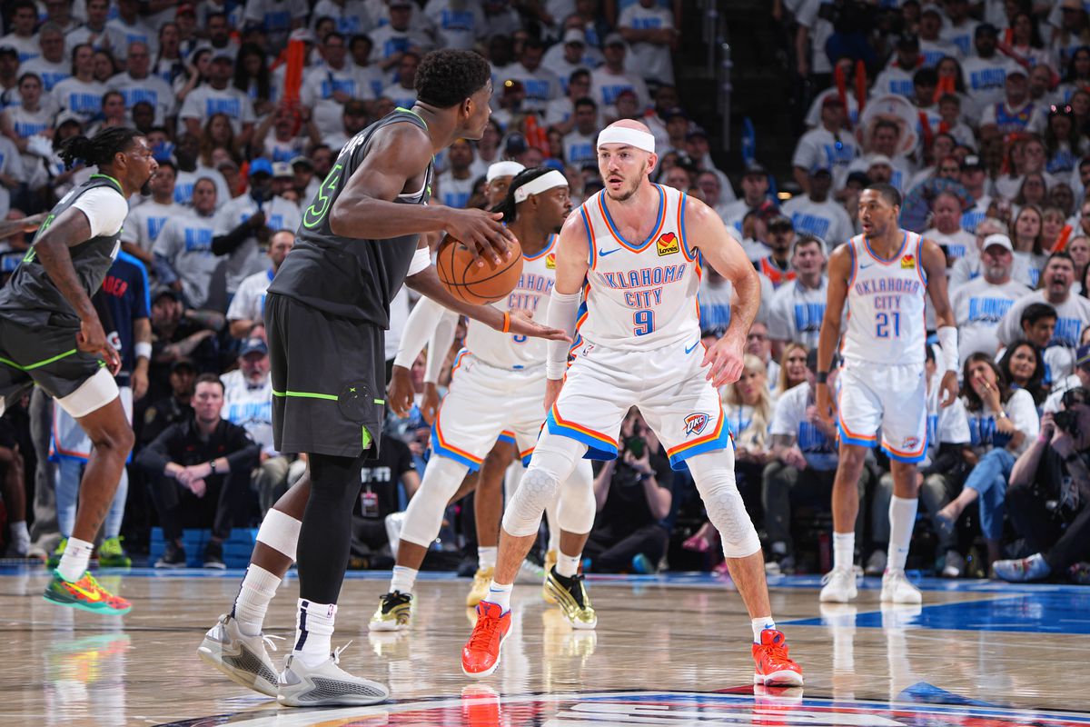 2025 NBA Western Conference Finals - Minnesota Timberwolves v Oklahoma City Thunder