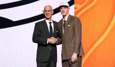 Miami Heat draft Kasparas Jakučionis in the 2025 NBA Draft using the pick obtained from the Jimmy Butler trade