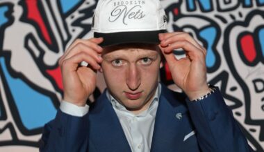 With #27 pick, Brooklyn Nets select Danny Wolf, Michigan center