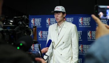 Portland Trail Blazers Select Center Yang Hansen with the 16th Pick