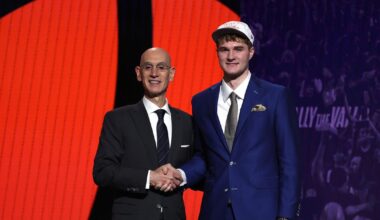 Liam McNeeley selected No. 29 overall by Charlotte Hornets in 2025 NBA Draft