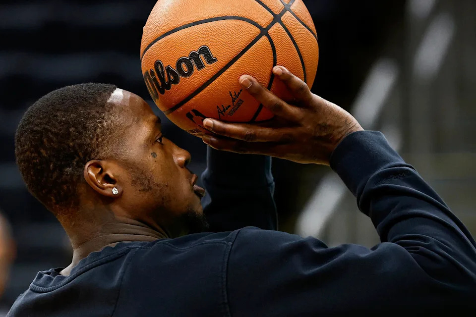 Dec 2, 2024; Boston, Massachusetts, USA; Miami Heat guard Terry Rozier (2) warms up before their game against the Boston Celtics at TD Garden. Mandatory Credit: Winslow Townson-Imagn Images