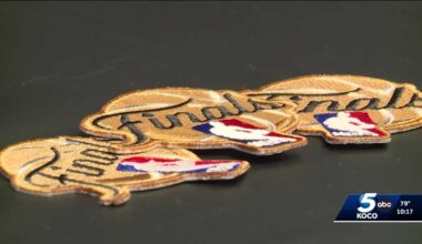 Thunder fans rush to add NBA Finals patches to jerseys