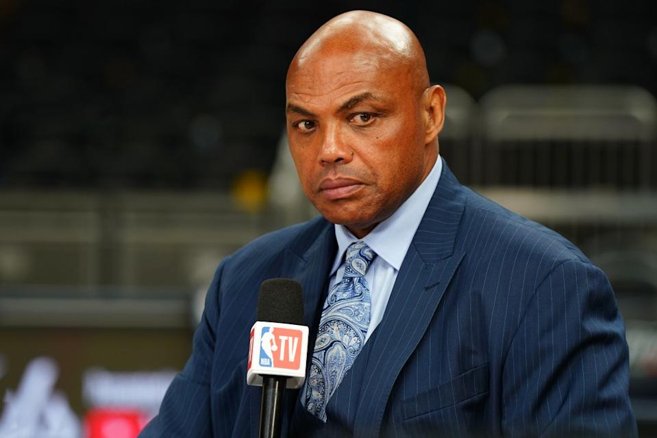 Charles Barkley reports after the Pacers’ Game 3 win over the Thunder. NBAE via Getty Images