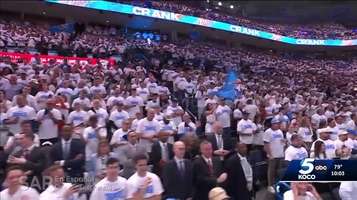 Oklahoma City Thunder fans optimistic for Sunday's Game 2 against Pacers