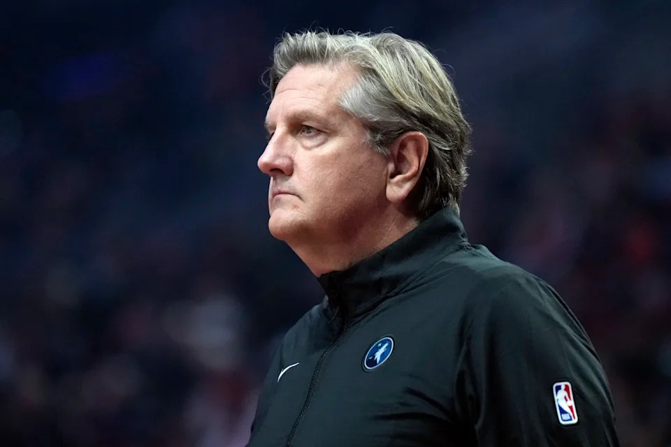 Minnesota Timberwolves head coach Chris Finch.© Soobum Im-Imagn Images