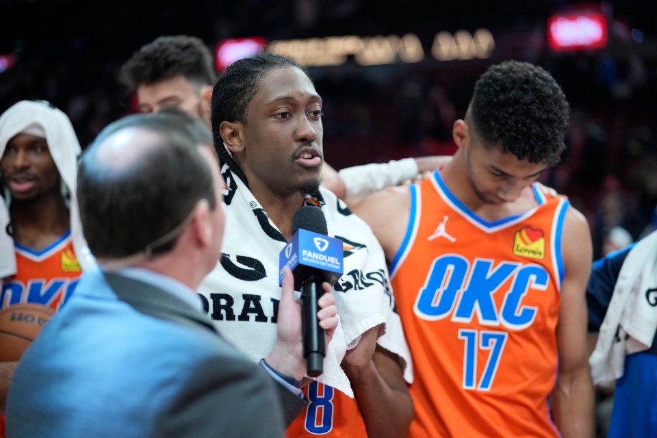 Jalen Williams and the Thunder are one win away from winning the NBA title