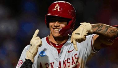 Hogs Hammer Five Homers, Advance to Regional Final with Lopsided Win against Bluejays
