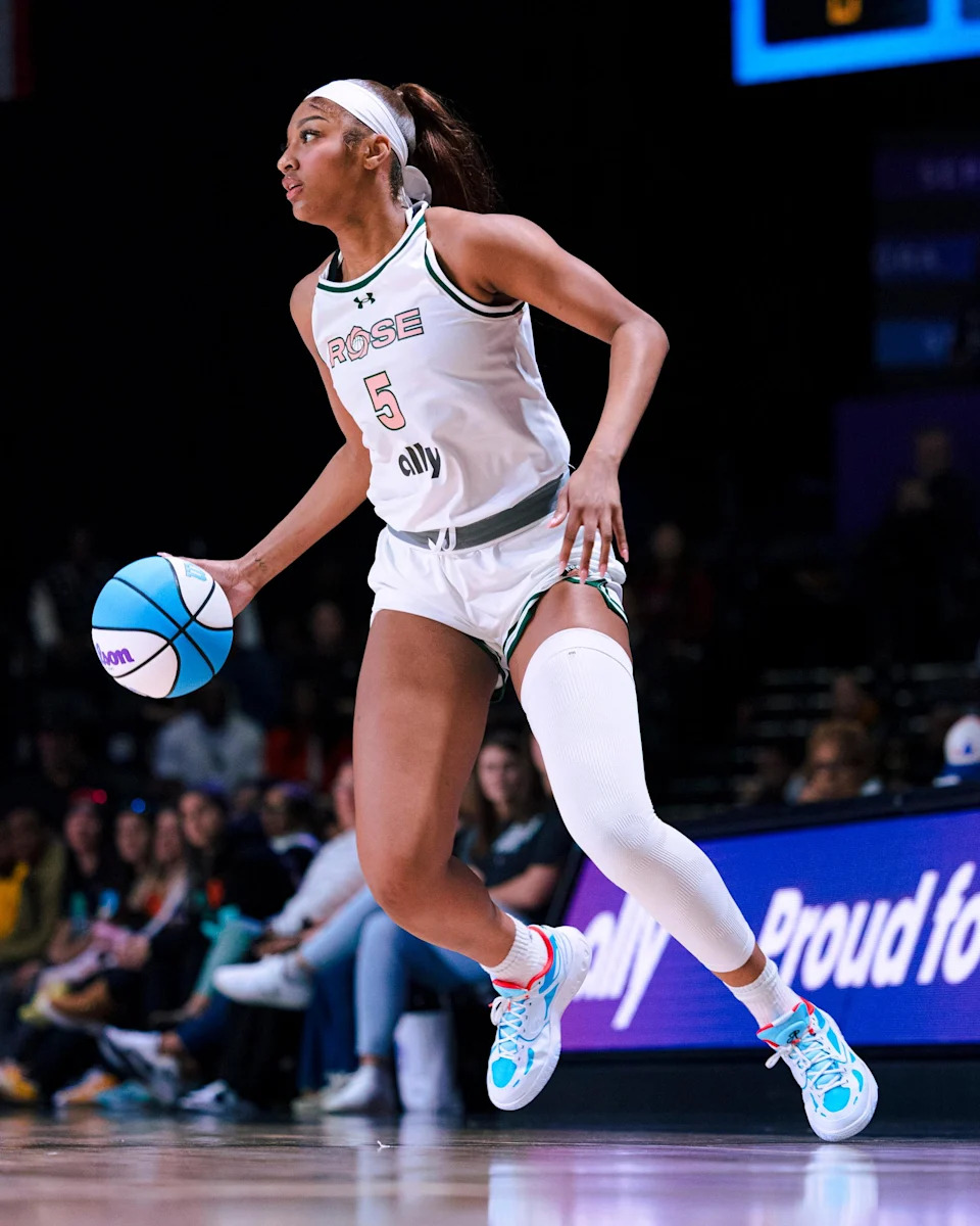 Angel Reese during an Unrivaled game.