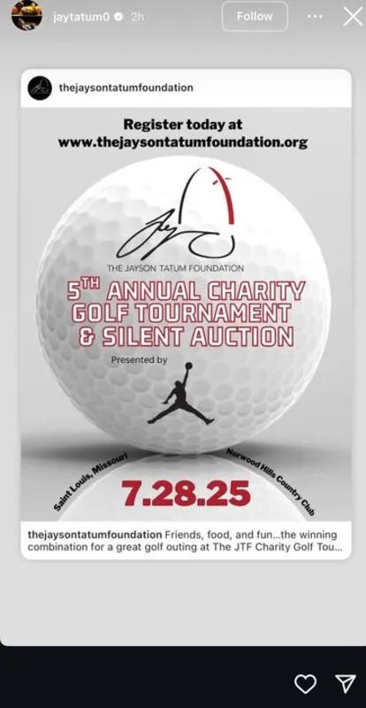 Jayson Tatum's post on InstagramJayson Tatum&comma; Instagram