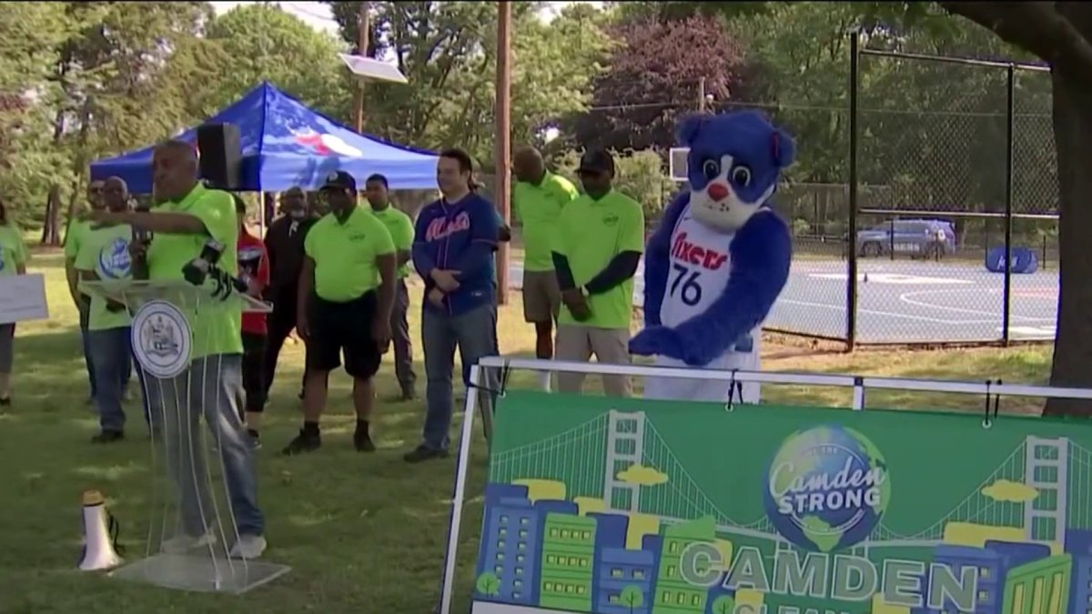 76ers organization joins volunteers for community cleanup in Camden – NBC10 Philadelphia