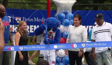 Allen Iverson helps 76ers unveil refurbished West Philadelphia basketball court – NBC10 Philadelphia