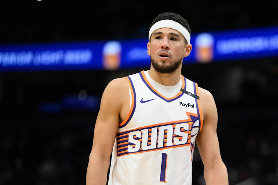 Phoenix Suns guard Devin BookerReggie Hildred-Imagn Images