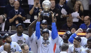 The Oklahoma City Thunder, in the NBA finals (107-99)