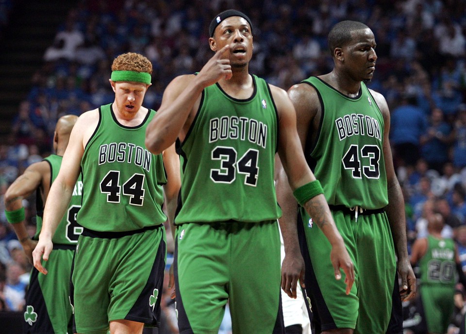 Pierce led Celtics to a world title in 2008