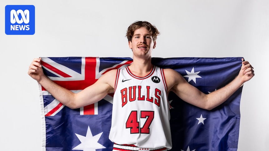 NBA draftee Lachlan Olbrich's 'surreal' journey from suburban Adelaide to Chicago Bulls