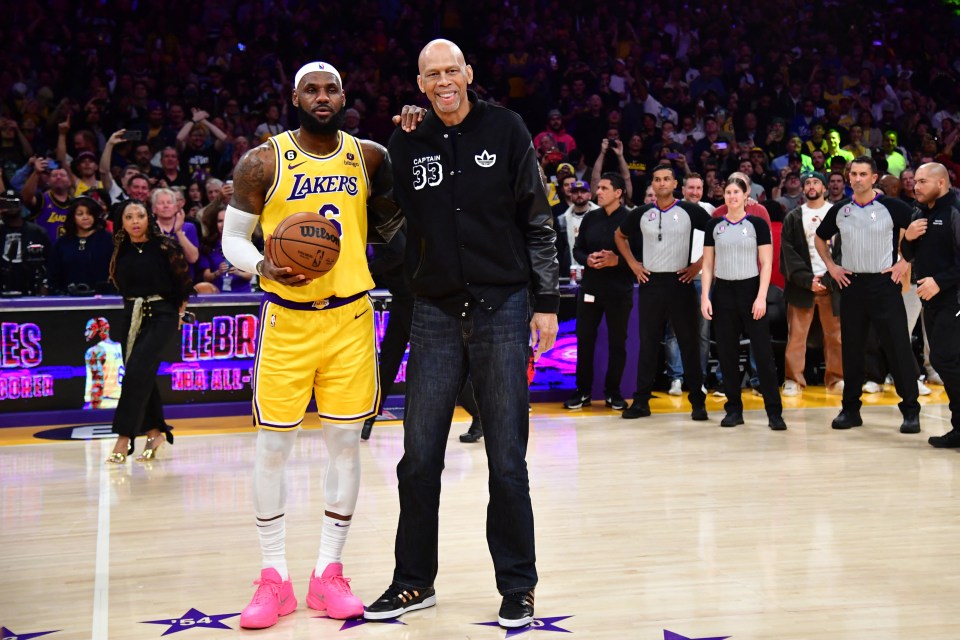 James made O'Neal's list but there was no space for the legendary Kareem Abdul-Jabbar