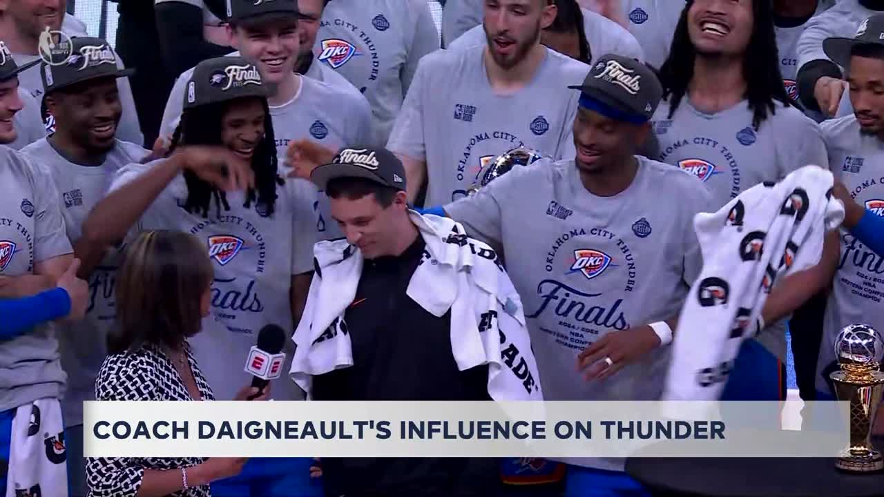 Thunder roster credits success to influence of head coach Mark Daigneault